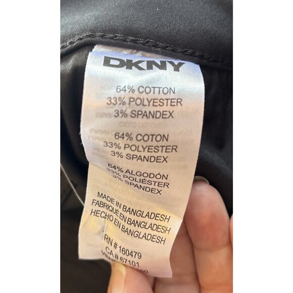 NWT DKNY Ultimate Stretch Slim Fit Pants Stanton Mens Size 33 X 29 Black $80 - Picture 7 of 9